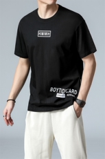 短袖t恤男士潮牌透气宽松2024新款夏季男生上衣打底衣服P78，男装T恤，钱塘6003A(原)4033A