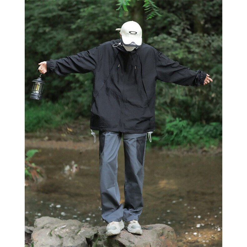 防晒衣户外登山服宽松情侣轻薄透气冲锋防晒服TY139P42,男装防晒衣,星座1013-1