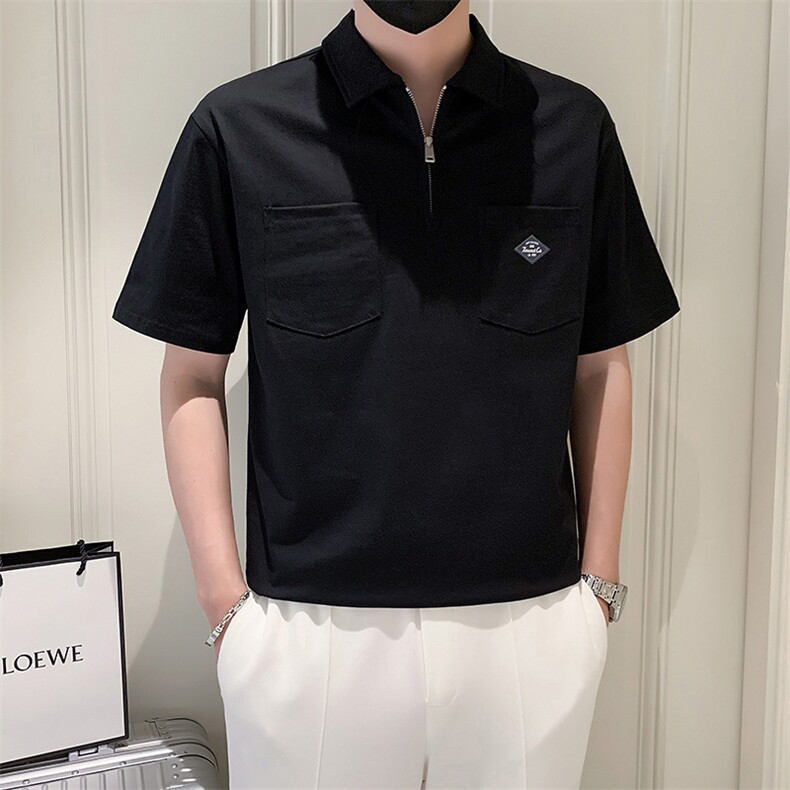 23男士翻领T恤B226-001-p55图片