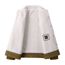 主推L-8XL冬款羊羔绒加厚棉服男潮大码保暖棉衣XZ109-P105-115，男装棉衣，星座109