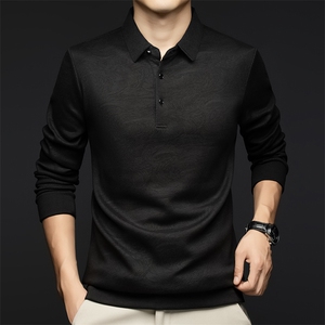 秋冬季男士长袖卫衣含绵羊毛休闲加绒保暖精致打底衫男装图片