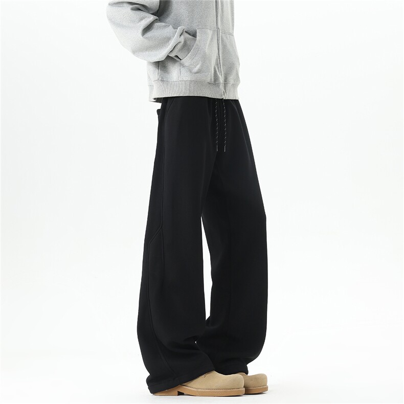 【现货】A749加绒-P45-控88加绒加厚休闲裤直筒卫裤，男装休闲裤，电商B335