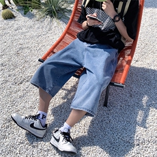 青春流行七分裤直筒气质新款水洗男牛仔裤拉链直脚夏季潮~k7181，男装牛仔裤，星座601-2
