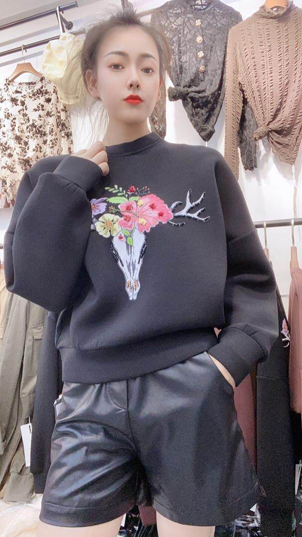 新款重工钉珠空气卫衣，女装卫衣/绒衫，帝瀛 DY