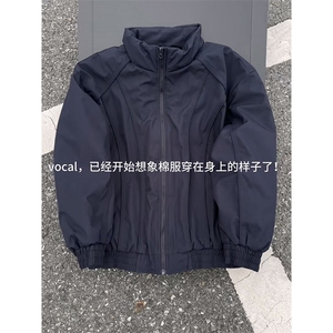 现货美式休闲加厚雪山棉衣夹克外套立领纯色三防户外工装棉服图片
