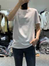 春季新款时尚百搭修身简约ins风短袖T恤，女装T恤，L·H·X