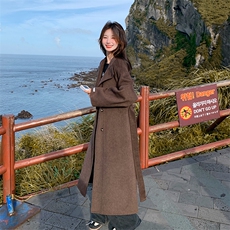 24冬新品现货咖色双面呢外套3005款P235控285，女装毛呢外套，英标秀