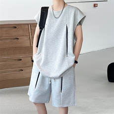 XZ210-1-2568-P50夏季短袖套装男，男装T恤，星座210-1