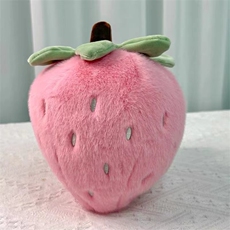 兔毛草莓抓机娃娃婚庆活动抛洒公仔娃娃机娃娃毛绒