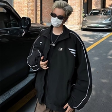 高街运动拼接外套男潮流宽松休闲夹克上衣insins文艺潮流WT12/P68，男装夹克，星座506
