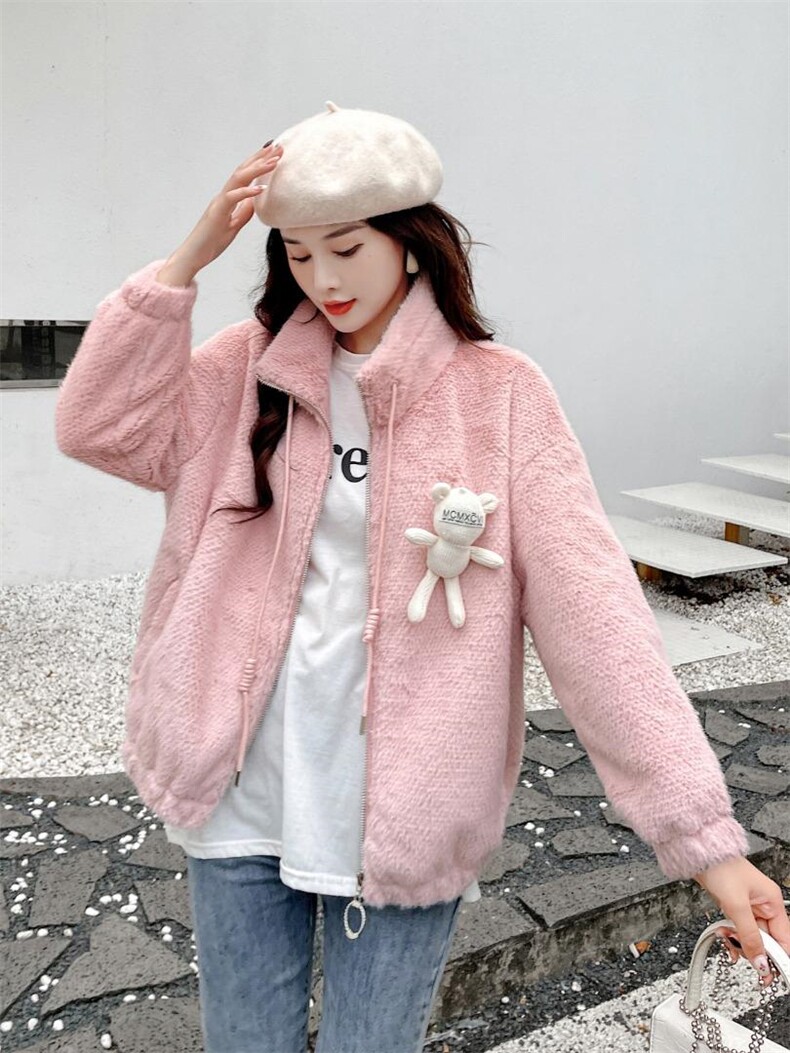 冬季新款小熊水貂外套，其它，樱·之秀