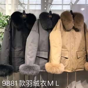 现货《狐狸毛毛领，羽绒内胆可脱卸，可两穿，时尚潮流》图片