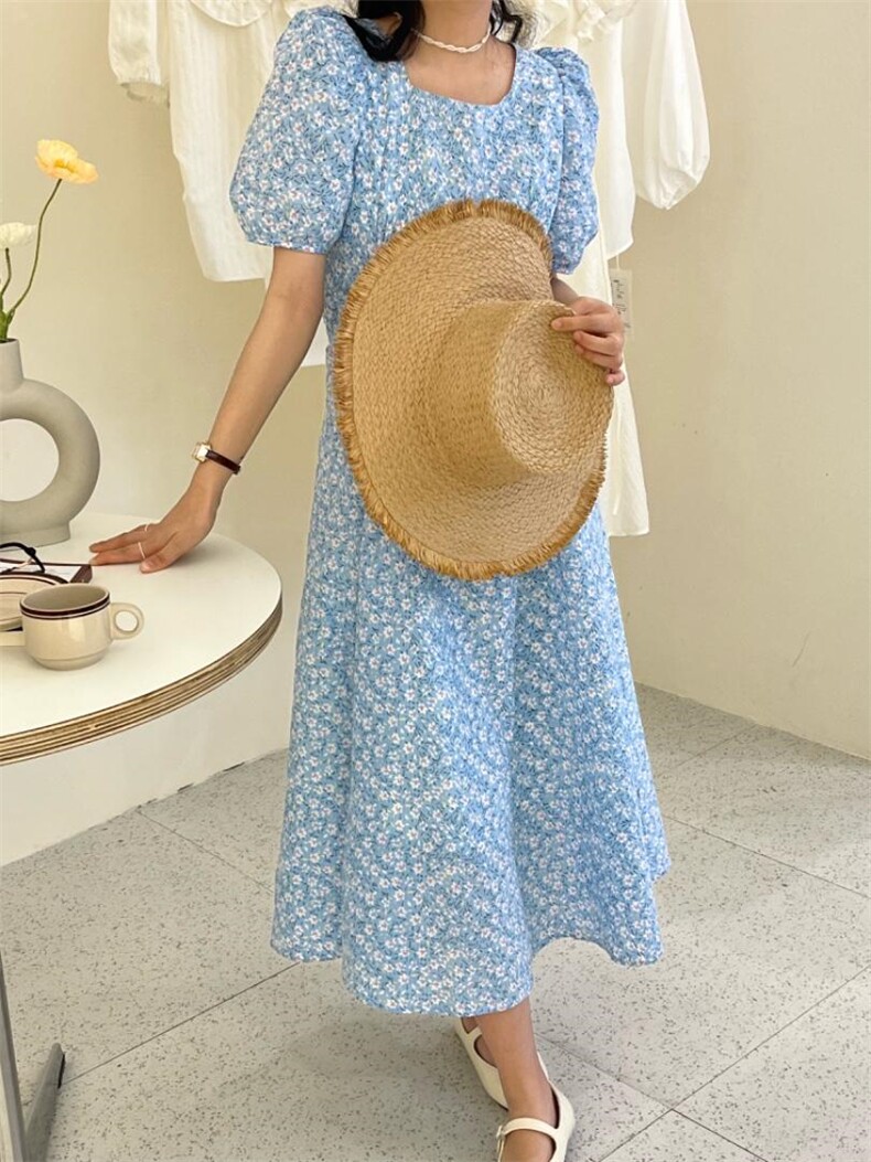 韩系，清新碎花裙，其它，DAP