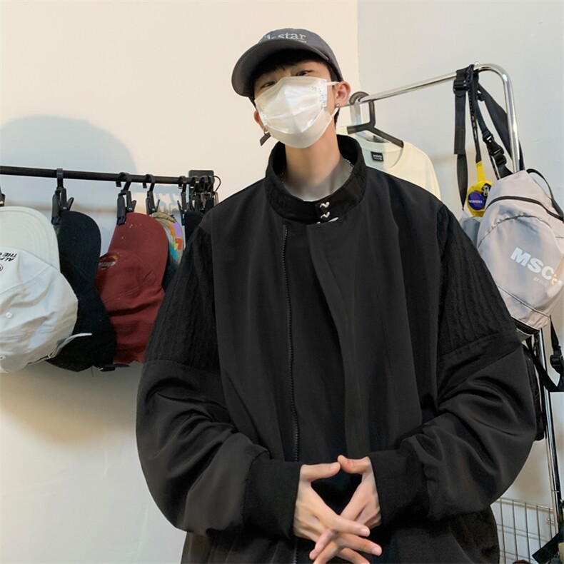 抖音直播！垫肩阿尔法飞行员夹克男XH35-70,男装夹克,电商B367