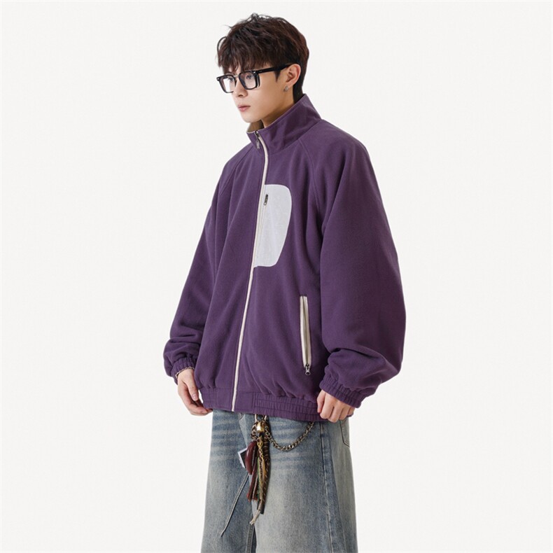 双面穿外套新款夹克男士潮百搭工装上衣高端简约JK02553-P83，男装夹克，星座308B-2