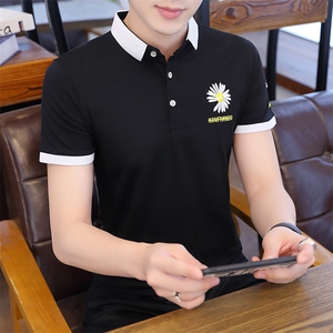 夏季短袖t恤男士韩版潮流男装polo衫翻领半袖上衣服ST009-P28图片