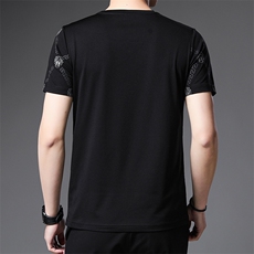 夏季薄款男士圆领短袖t恤时尚休闲2023新款打底衫修身上衣服体恤，男装T恤，电商B212（原钱塘6029）