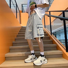 五分裤宽松型青春流行百搭男原宿夏季潮牛仔裤DKT05-P38，男装牛仔裤，星座1109-3