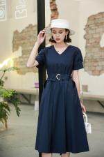 设计感超强的一款连衣裙，上身效果，女装连衣裙，漫菲妮