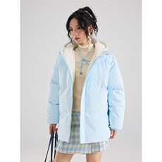 冬季clean撞色棉服中性加厚连帽短款棉衣HZ8811-特P68不议价，男装棉衣，星座610B-1