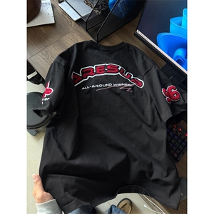 【有货】BK904CC-特P35 美式重工刺绣短袖T恤男女图片