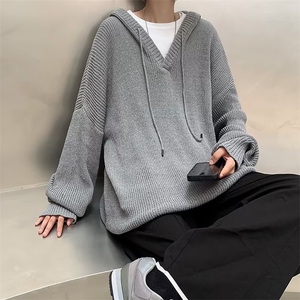 美式毛衣男慵懒风休闲针织衫 M182 P43图片