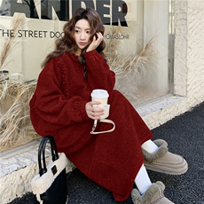 韩系甜美木耳边开衫半裙套装F6607-P175-K258，女装套装/套裙，2C255
