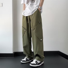 宽松型夏季休闲裤青春流行时尚潮牌潮流气质慵懒男长裤KD75-P35，男装休闲裤，星座1109-3