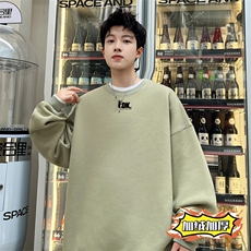 ！圆领卫衣男长袖T恤男WY172-P28加绒款（JR）-P33控价:49，男装卫衣，电商B367