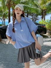 【新款】夏日小清新拼接假两件连衣裙ZB285-1931-P150-K248，女装连衣裙，浙宝285（原212）