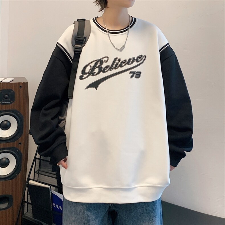 【新品】8809-P432026年春季新款圆领卫衣男休闲宽松百搭上衣,男装卫衣,星座1206-1（原A206-1）