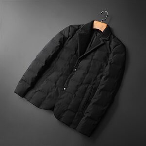 2021秋冬装新款高端西装羽绒服男厚款 钱塘3029-198025 平铺图片