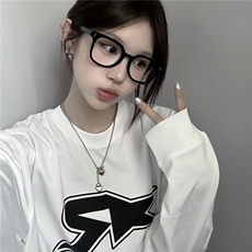 260G重磅纯棉长袖hiphop街舞oldschool小领重磅纯色打底长袖t桖，男装T恤，星座506A