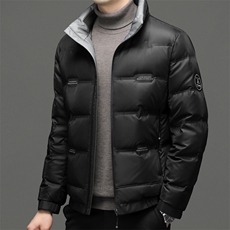 男士御寒羽绒服新款冬季加厚保暖白鸭绒外套中年商务休闲爸爸装，男装羽绒服，电商B212（原钱塘6029）