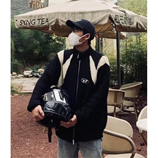 潮刺绣拉链针织衫开衫外套男秋冬季潮牌装宽松高领毛衣M831，男装针织衫/毛衣，星座1116A（原606A-3）