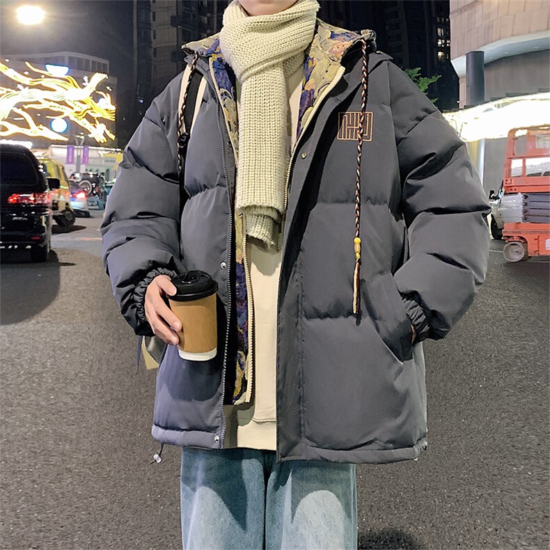 冬季潮风假两件外套男新款美式棉衣XZ102B-1-M9903P125,男装棉衣,星座102B-1
