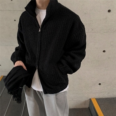 翻领灯芯绒宽松棉服男士秋季新款重工加厚高克重毛绒短款夹克外套，男装夹克，星座710