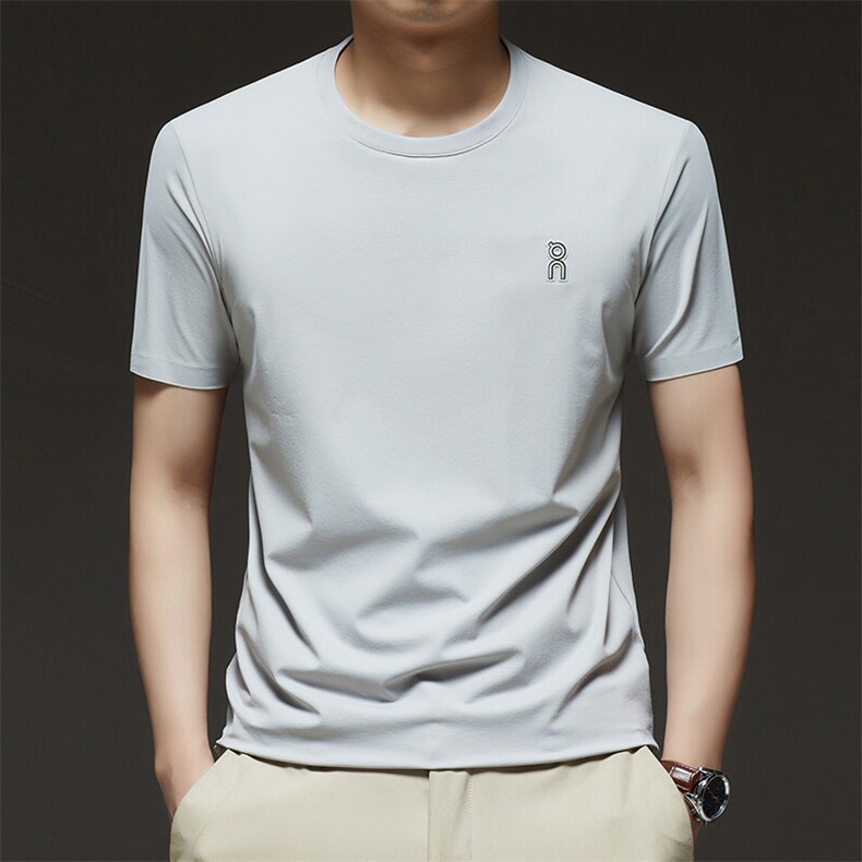 BGW-K19356夏季新款男士T恤衫简约男士短袖圆领通勤男装，男装T恤，电商B360