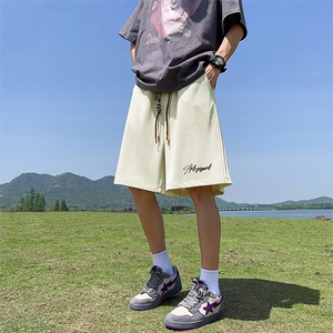 已注册直播抖音得物品质三条杠运动男五分休闲短裤K304P30图片