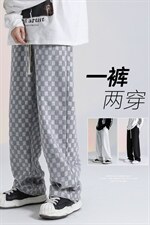 美式高街早秋款美式高街直筒休闲裤XD8809-P50-控68，男装休闲裤，星座717