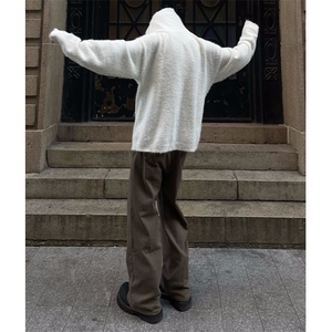 自家图，不拿货棕色咖色牛仔裤男cleanfit裤子-KZA30-P55图片