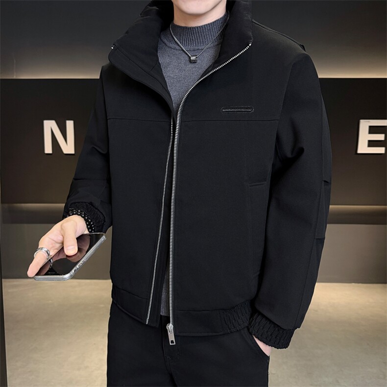 新标90 男士简约立领羽绒服上衣外套潮百搭 A329-YR2556-P245图片