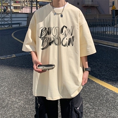 量大优供视频220克美式短袖t恤T2876得物直播有280克品质，男装T恤，电商A486