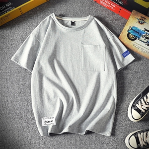 DX24062-P25大口袋百搭短袖t恤男大码半袖体恤上衣服图片