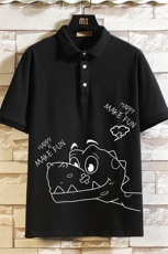 PL57136-P35翻领短袖polo衫男大码胖子半袖t恤男有领保罗衫，男装Polo衫，电商A040A