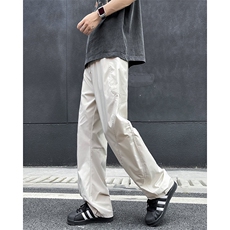 2024新款潮牌阔腿休闲裤男小众宽松百搭工装直筒裤现货K8098-P40，男装休闲裤，星座512-3