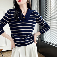 女士秋冬羊毛衫羊毛保暖舒适简约时尚，女装羊毛衫，蒙莲贝斯