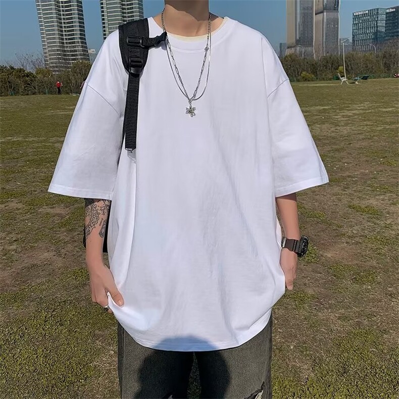2023春夏季新款男休闲圆领短袖T恤T500P20图片