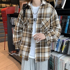 小香风格子外套男秋季潮牌痞帅高级感休闲千鸟格毛呢JA28-P60，女装短外套，星座1109-3