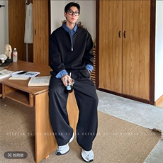 2026年春季新款百搭潮流美式长袖T恤男假两件卫衣C26005-TP48，男装T恤，电商C213(原B265)